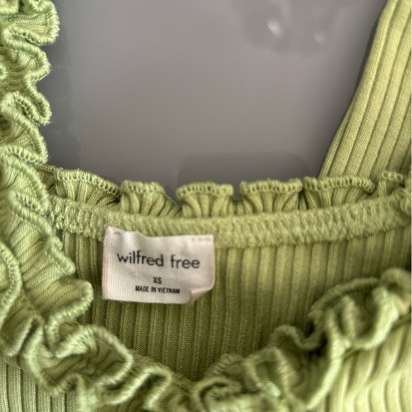 Wilfred Free light green maxi fitted dress - Picture 2 of 2